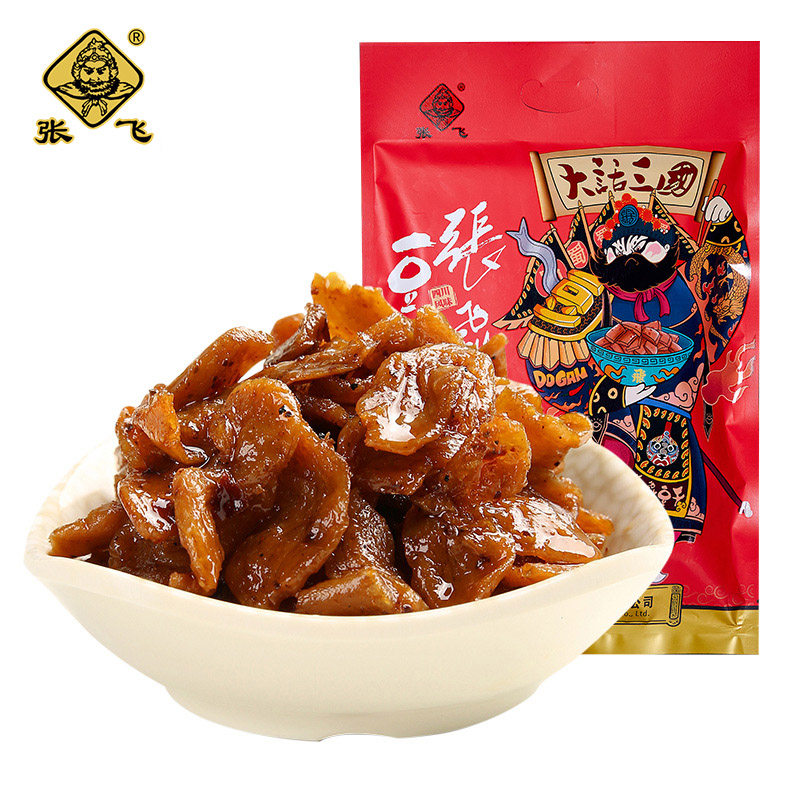张飞豆干手撕豆干素肉零食500g四川特产麻辣豆腐干小包装解馋小吃
