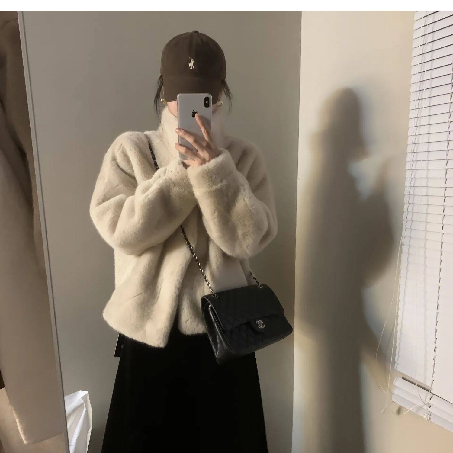 2026冬季高级年轻款短款立领皮毛一体毛绒环保皮草毛毛保暖外套女,女装/女士精品,皮草,淘宝优惠券,粉丝福利购,淘宝优惠卷