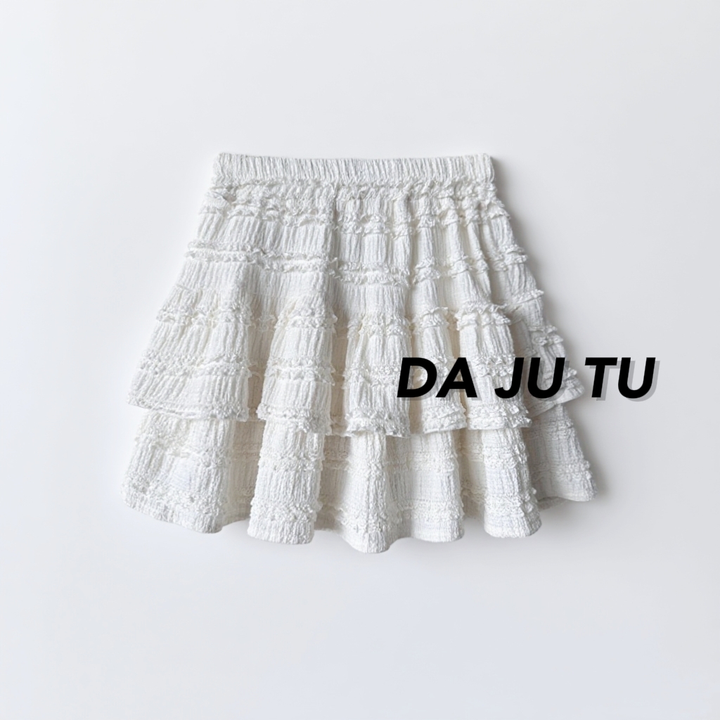 高腰显瘦A字裙半身裙杏色短裙
