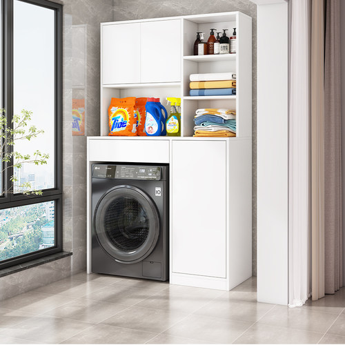 阳台柜洗衣机置物柜收纳柜