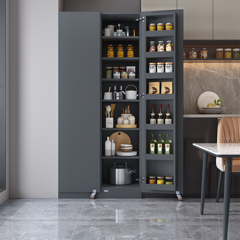 厨房收纳高柜收纳柜阳台柜实木餐边柜一体靠墙整体橱柜客厅家用置,住宅家具,餐边柜,淘宝优惠券,粉丝福利购,淘宝优惠卷