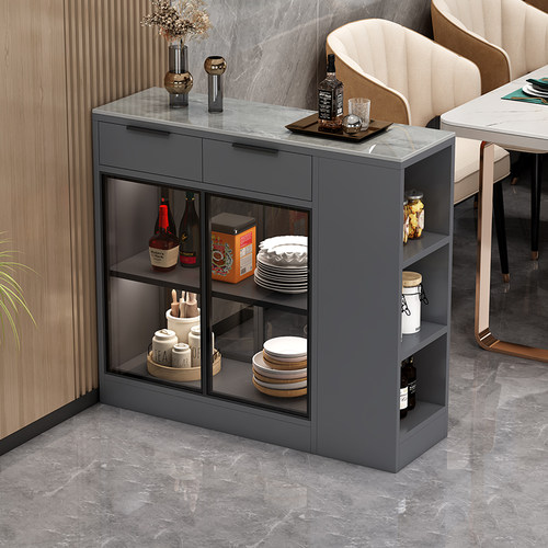 轻奢餐边柜隔断柜玄关储物柜