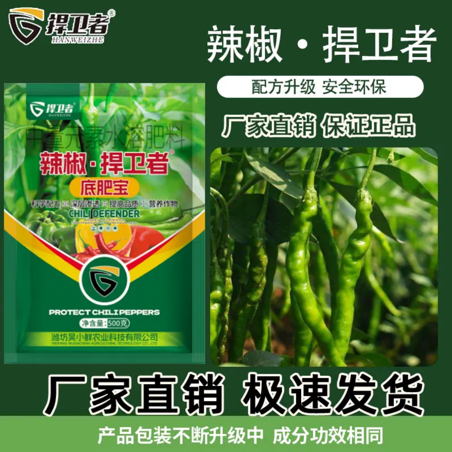 辣椒捍卫者底肥宝中量元素水溶肥料线椒杭椒朝天椒提高品质叶面肥 - 实物图
