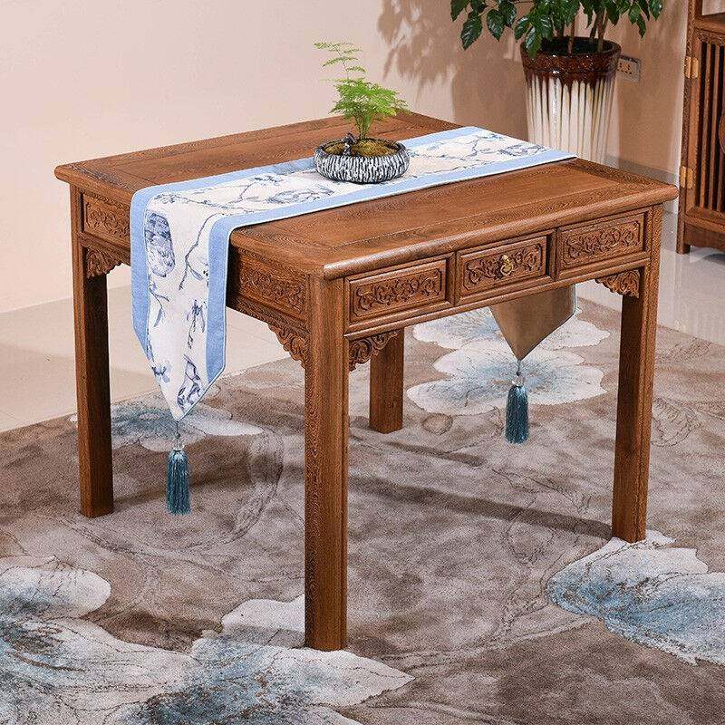 慢象红木家具非洲鸡翅木（学名：非洲崖豆木）八仙桌全实木中式家