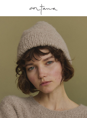 Cortana Igloo秋冬针织帽女 复古风保暖毛线帽