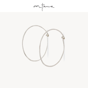 简约风耳饰 大圈耳环 日常通勤显脸小气质耳圈 新款 Cortana