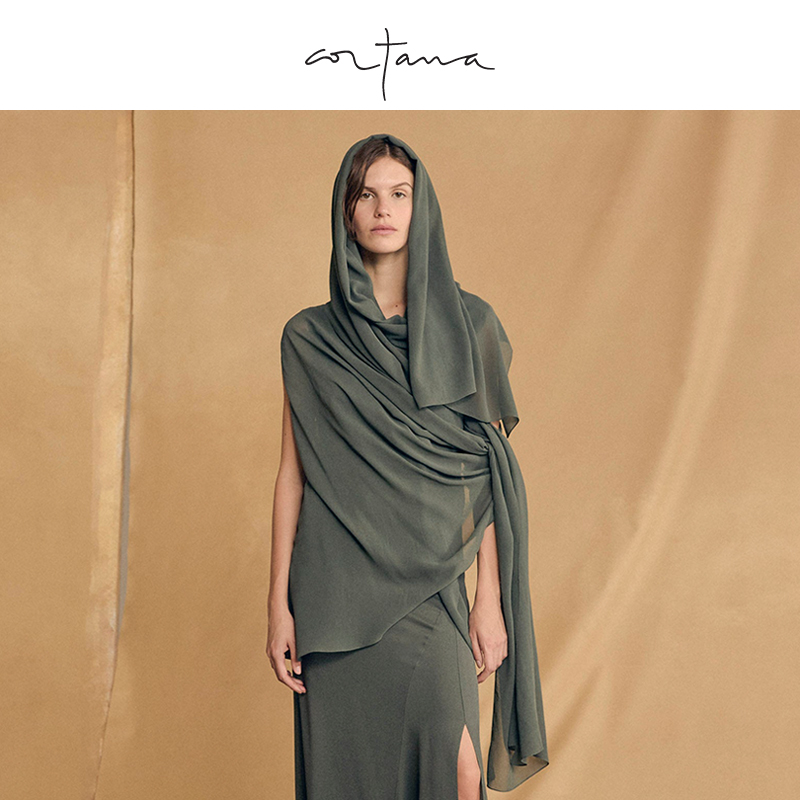 Cortana 女士披肩25款新品百搭气质长款无袖夹克