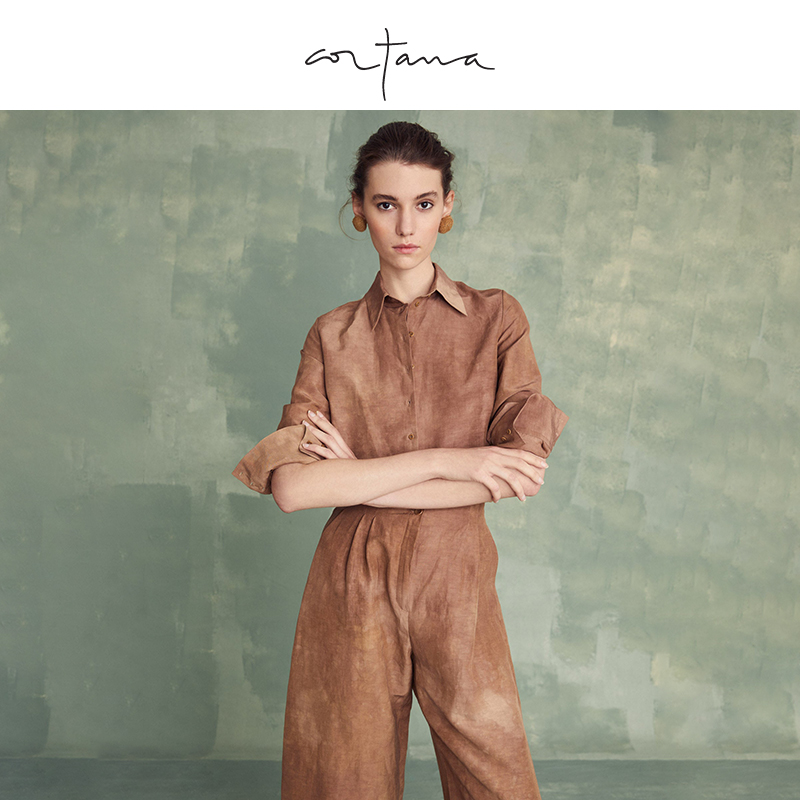 DUNE马尔蒂托亚麻和真丝长裤