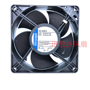 德国原装进口12038 ACI4420H/HH/MLR AC230V轴流风机散热风扇12cm
