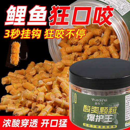 鲤鱼颗粒饵料野钓黑坑巨物颗粒