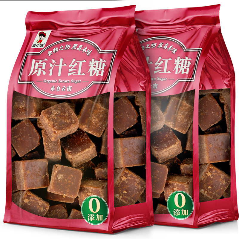 云南原汁红糖块无添加古法熬制袋装土红糖营养甘蔗原味泡水食家用,粮油调味/速食/干货/烘焙,红糖/黑糖/风味红糖,淘宝优惠券,粉丝福利购,淘宝优惠卷