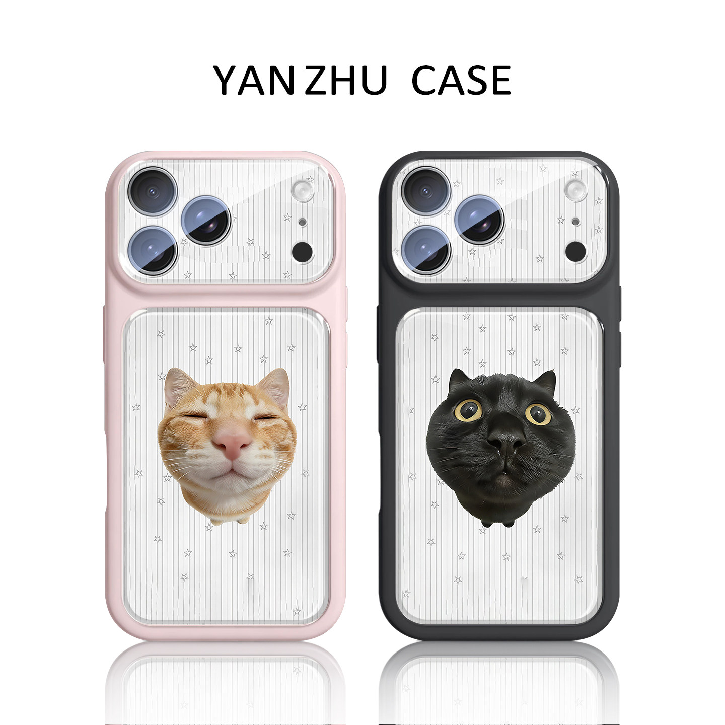 情侣搞怪猫咪手机壳适用苹果17全包18promax抽象iphone17小猫16pro趣味15pm搞笑14plus男女13大视窗12新款11