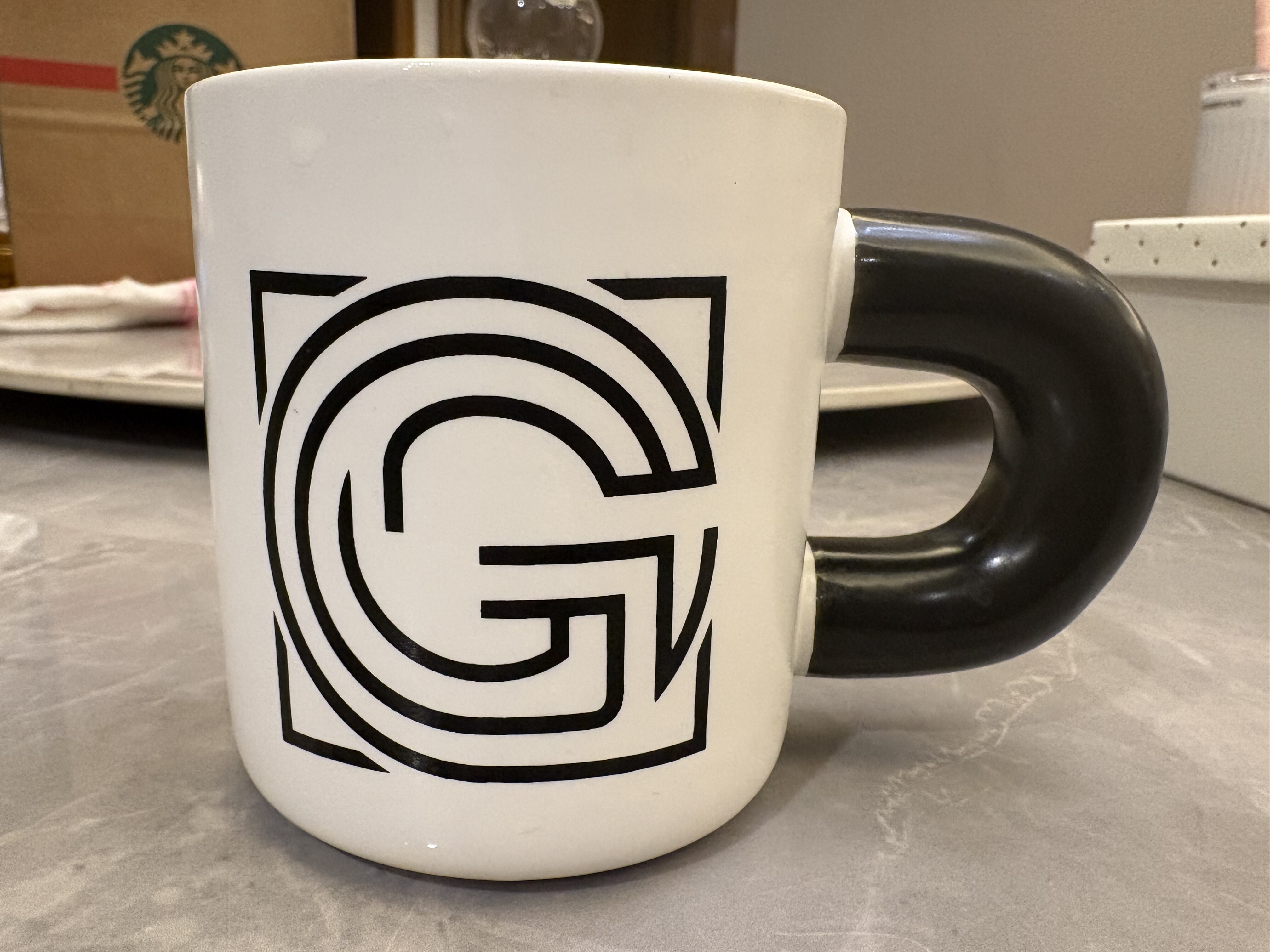 刘格格物料月兮花宸原创设计陶瓷马克杯咖啡杯水杯情侣杯生日礼物