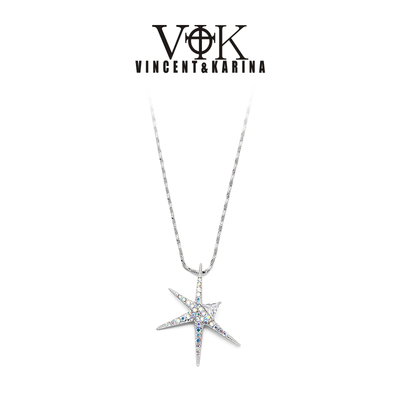 vk饰品【光遇】星光坠落长款项链小众设计高级气质时尚轻奢毛衣链