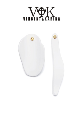 vk饰品【雪灵耳语】树脂小众设计白色耳环高级感时尚轻奢夸张耳饰
