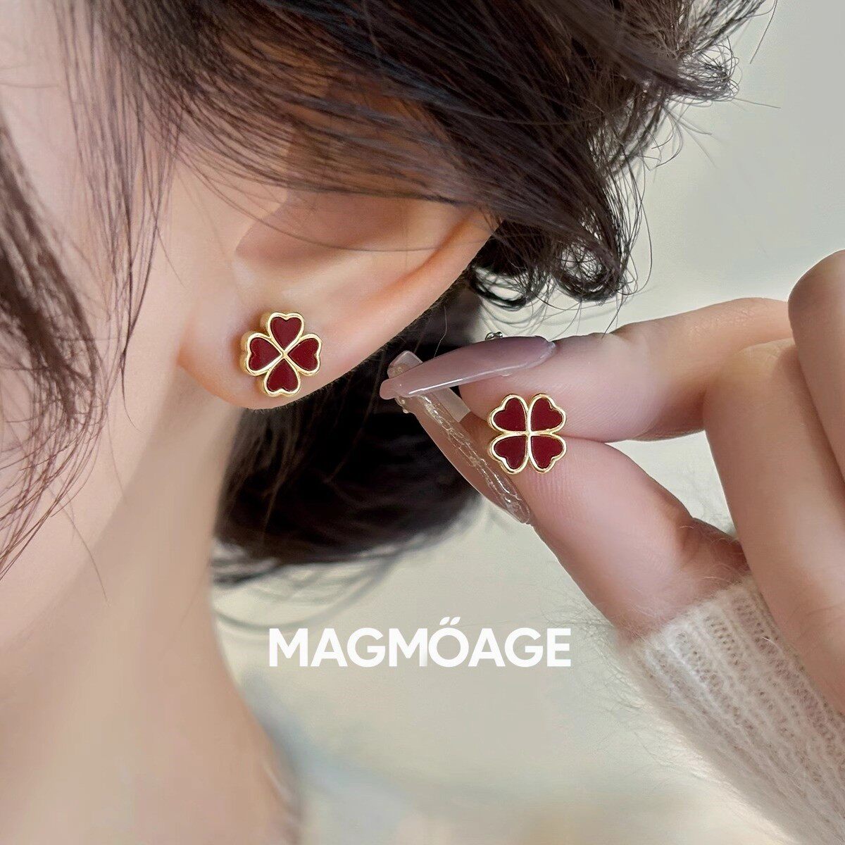 法国设计师MAGMOAGE轻奢耳钉