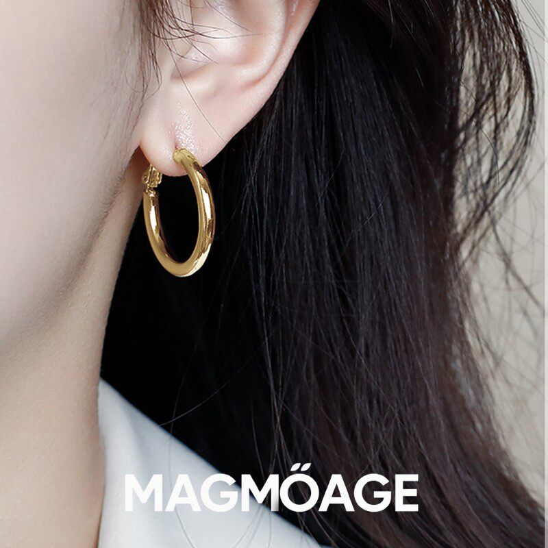 法国设计师MAGMOAGE大圈圈耳环