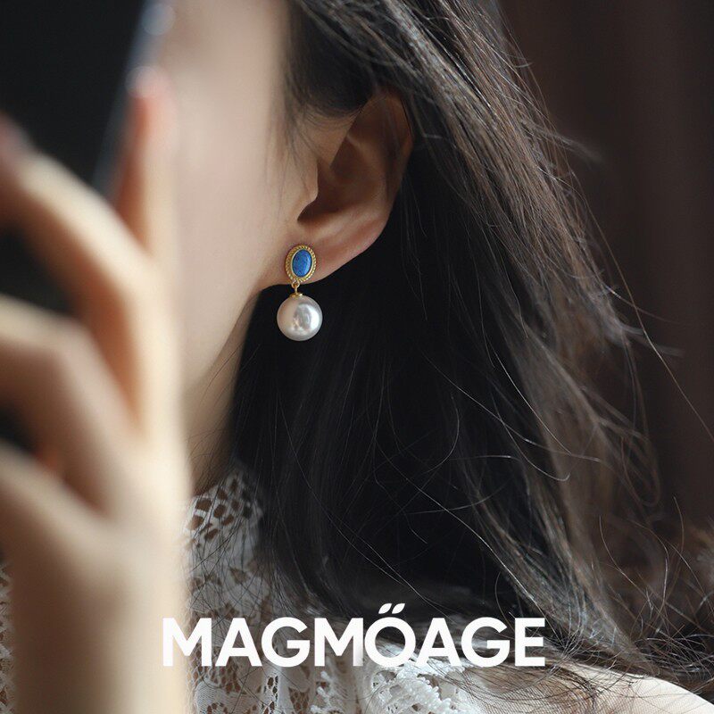 法国设计师MAGMOAGE珍珠耳钉