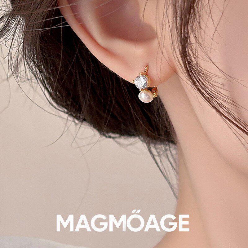 MAGMOAGE真金电镀樱桃耳环