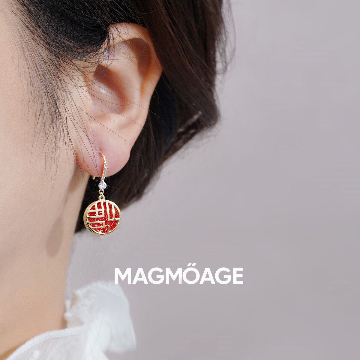法国设计师MAGMOAGE小众耳钉