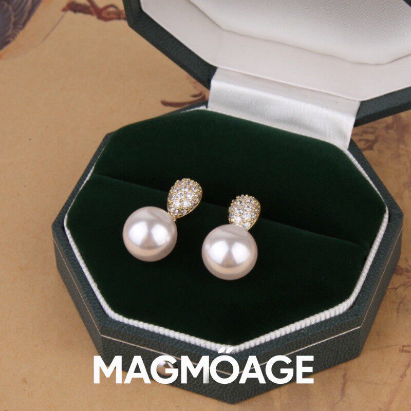 法国设计师MAGMOAGE水滴型耳钉
