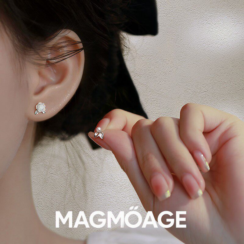 法国设计师MAGMOAGE925纯银耳钉