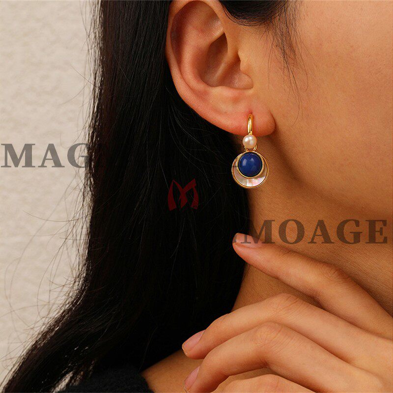 MAGMOAGE「一款多戴」珍珠耳环女