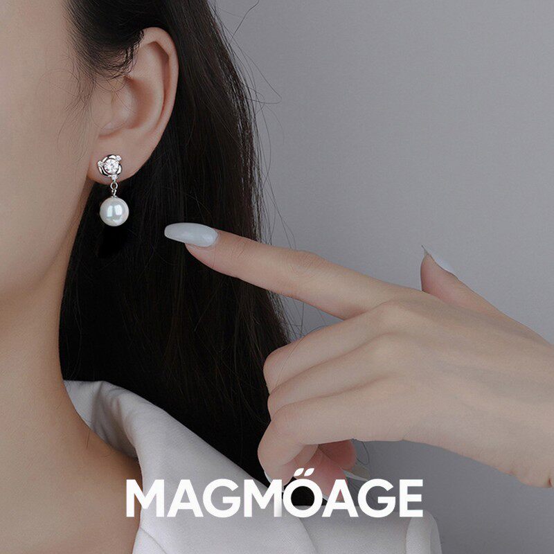 法国设计师MAGMOAGE999珍珠耳钉