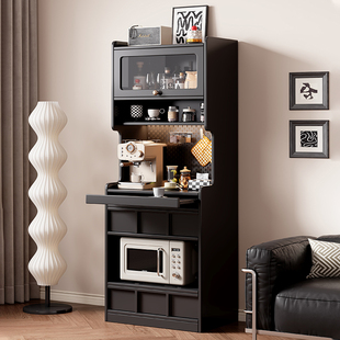 餐边柜靠墙一体家用小户型沙发客厅茶水柜多功能洞洞板储物咖啡柜