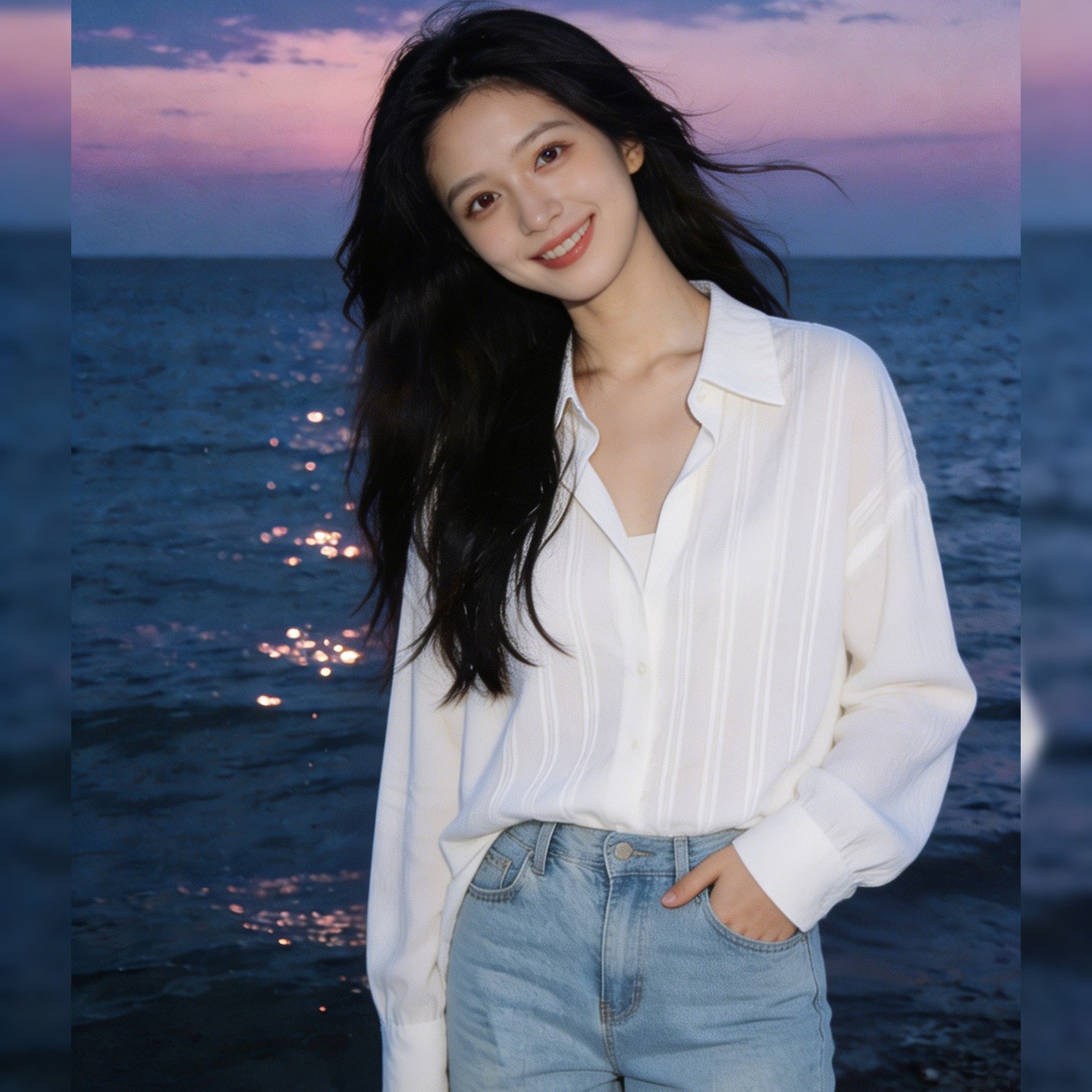 时尚慵懒风白色防晒衬衫女夏季薄款小个子别致独特宽松显瘦衬衣