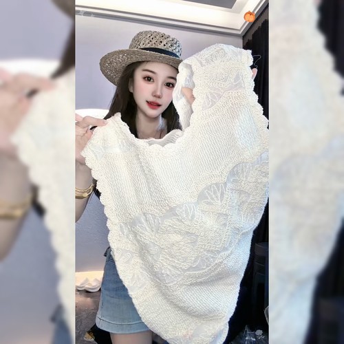 高级感重工刺绣坎肩上衣女