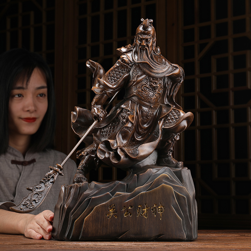 开光关公摆件招财关公像佛像关羽武财神关二爷财神爷家用供奉神像 Изображение 1 开光关公摆件招财关公像佛像关羽武财神关二爷财神爷家用供奉神像 Изображение 1