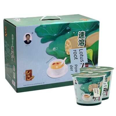 巴河藕粉 湖北黄冈特产 速溶藕粉 含糖 红枣莲子藕粉代餐冲泡