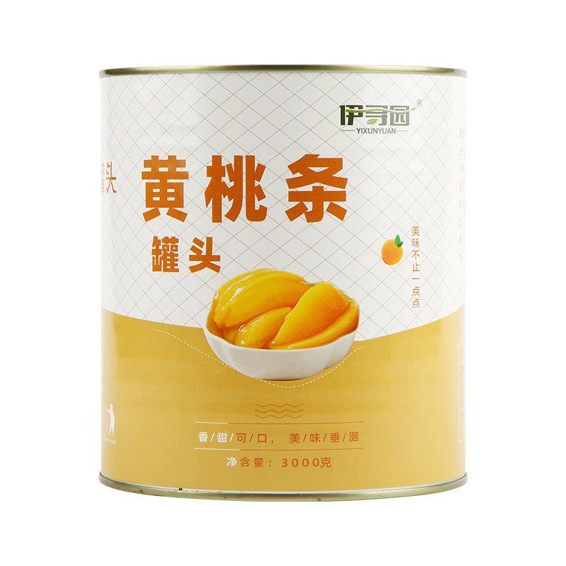 商用黄桃罐头6斤大罐装3公斤砀山产烘焙餐饮水果罐头