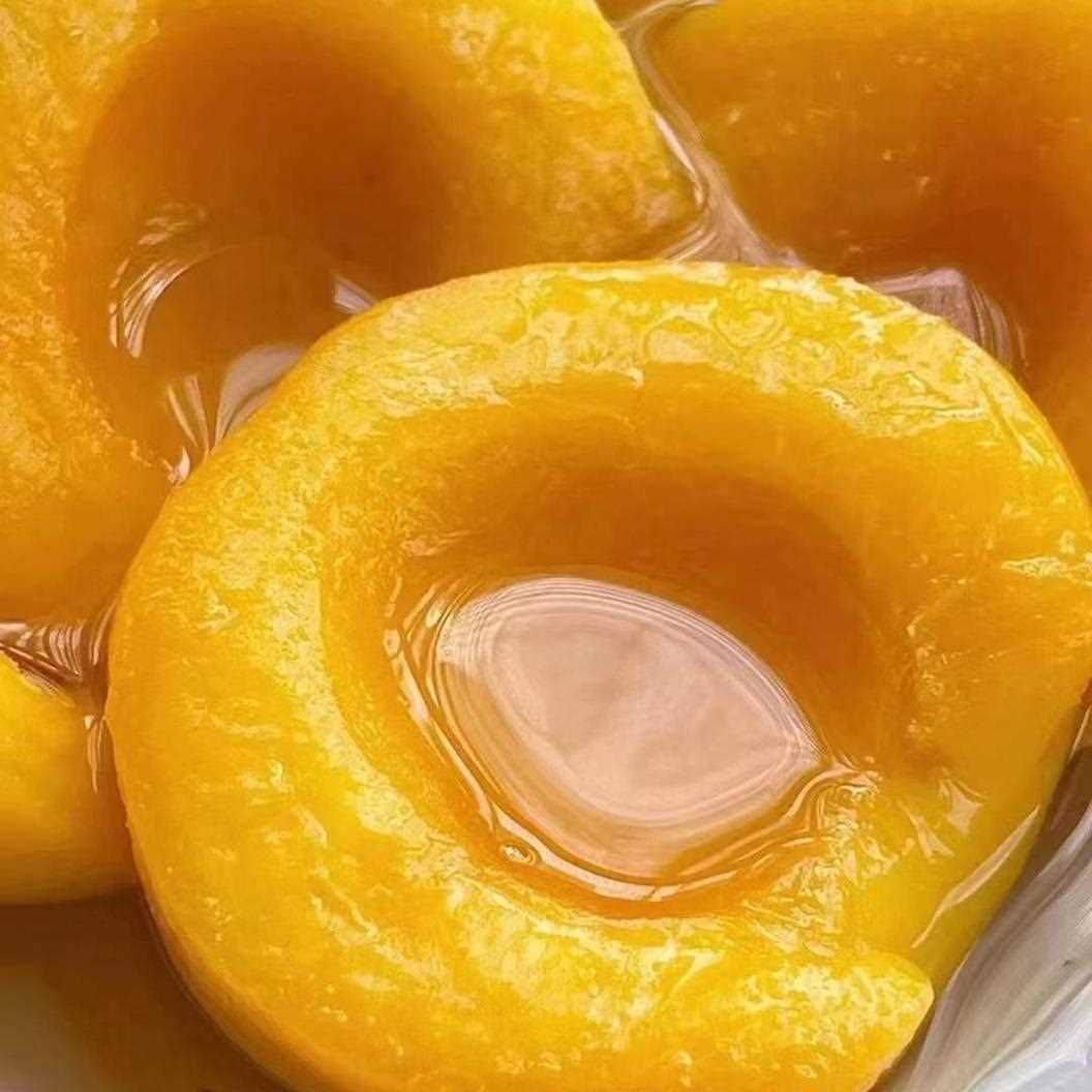 合膳龙糖水黄桃罐头水果罐头1kg糖水黄桃袋装水果罐头零食网红桃