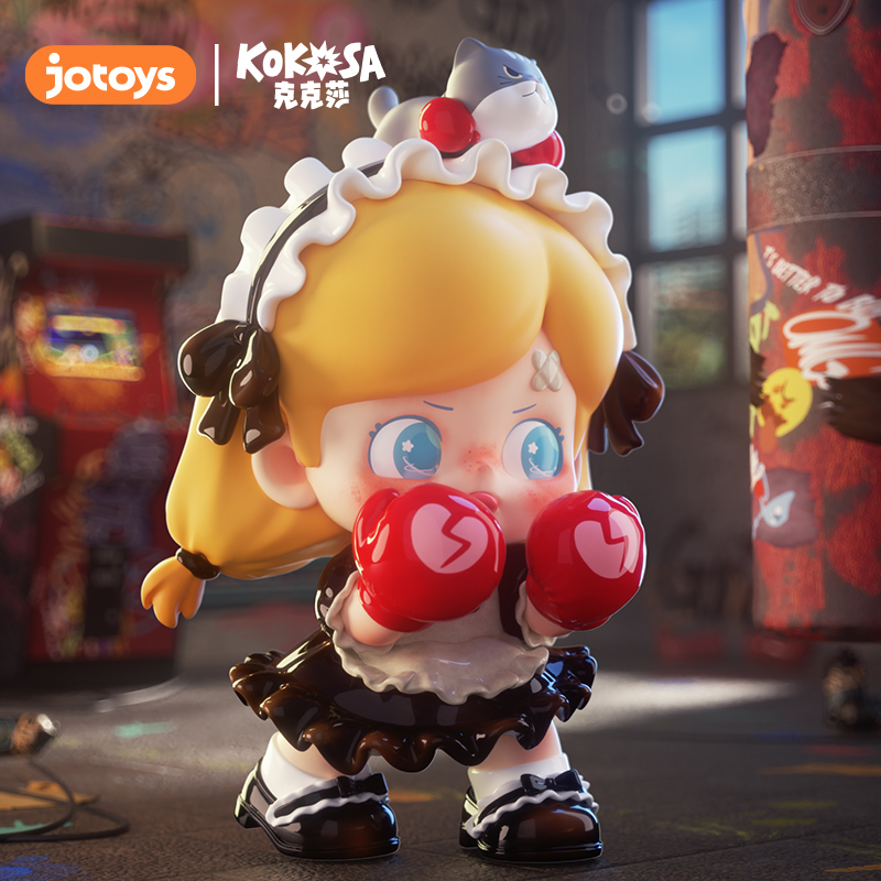 JOTOYS丨奇偶潮乐KOKOSA暴走萝莉盲盒手办摆件潮流玩具礼物女生