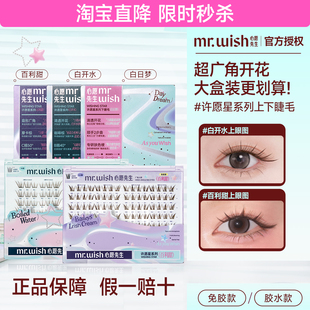 心愿先生许愿星系列免胶胶水上睫毛白开水百利甜白日梦妈生氛围睫