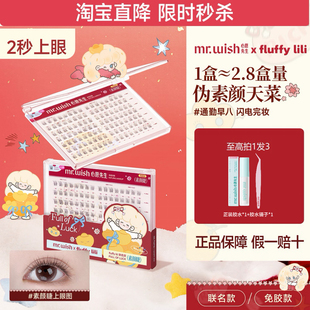 Mr.wish/心愿先生免胶假睫毛顺手原生素颜睫PLUS眼睫毛贴自然款