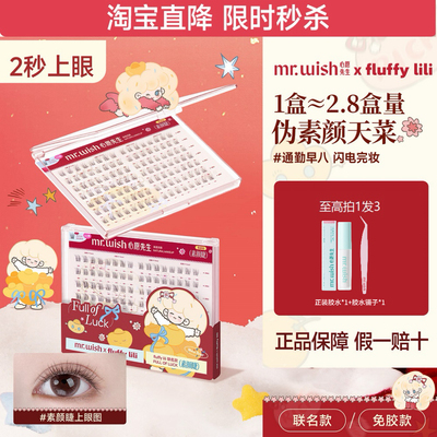 心愿先生免胶假睫毛顺手系列