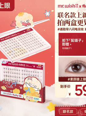 Mr.wish/心愿先生免胶免卸假睫毛顺手系列原生素颜睫PLUS自然款