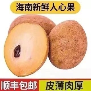 现摘人心果5斤新鲜应当季孕妇水果热带仙人果人参果特产现货速发