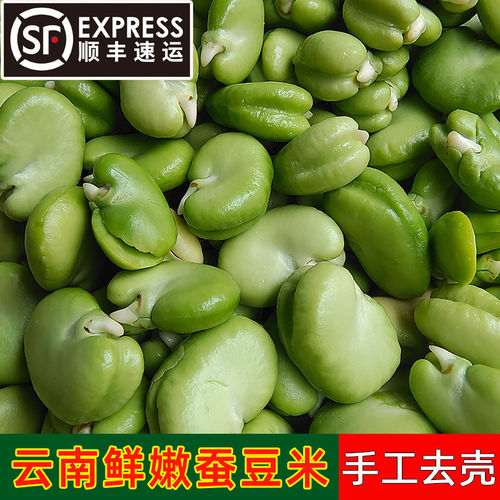 云蚕豆米去皮青胡豆去壳蚕豆仁