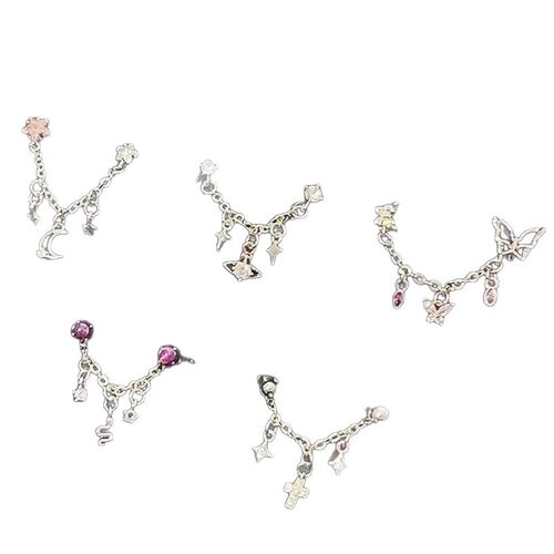 横瞳piercing简约耳骨钉系列钛钢
