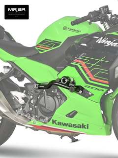 适配于川崎ninja400护杠保险杠ZX4RR改装件忍者防摔球水箱网