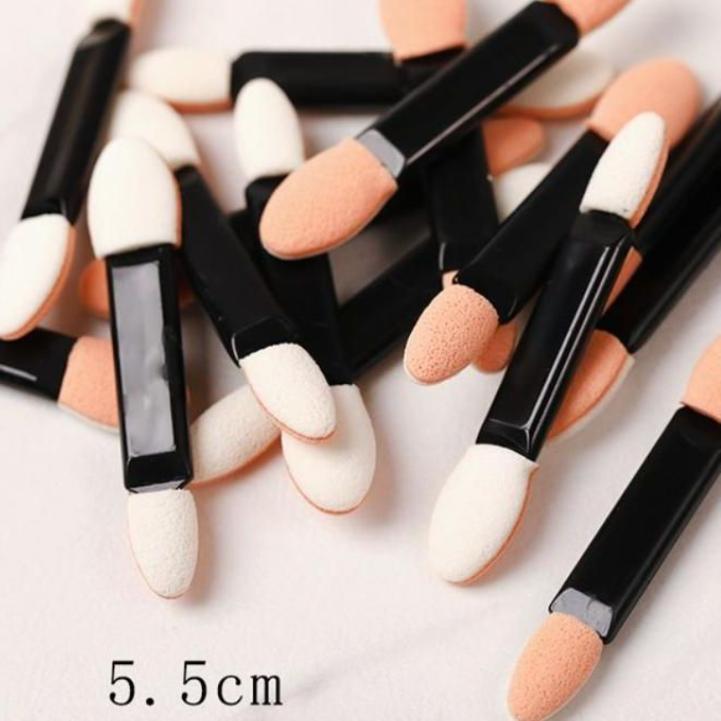 美甲眼影棒双头海绵棉棒魔镜粉刷镭射粉晕染棒人鱼粉化妆工具