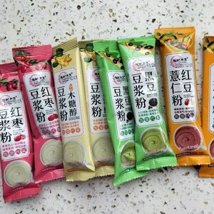 豆浆粉 纯早餐豆浆粉红枣红豆薏仁口味独立包装 代餐饱腹粉