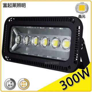 LED投光灯 户外200W300瓦工地泛光灯聚光球场广场高杆射燈照树灯