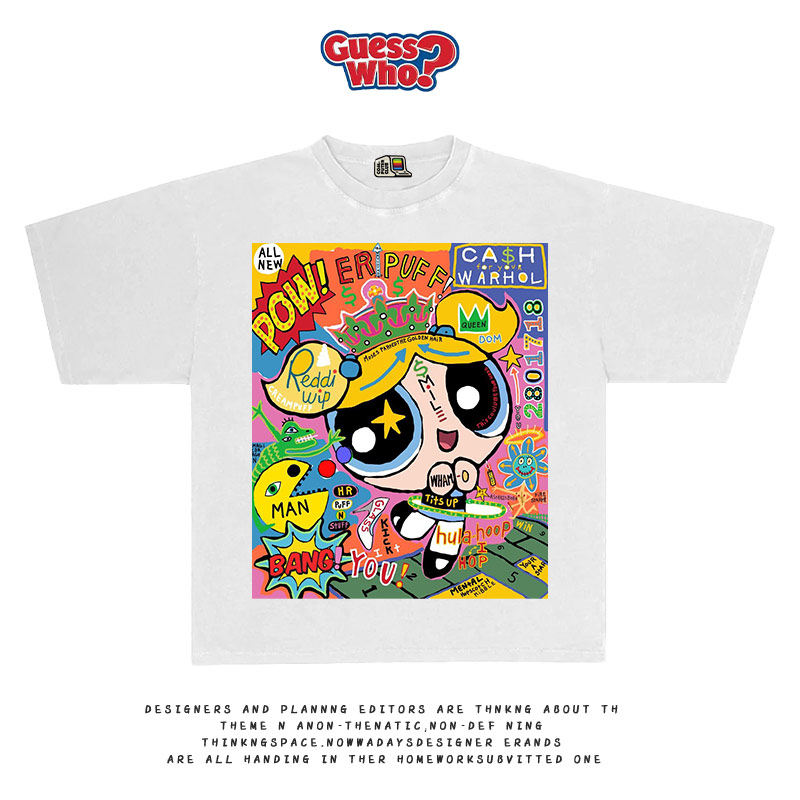 萬物All Nature The Powerpuff Girls印花经典款户外短袖T恤