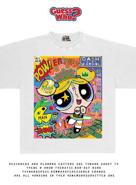 萬物All Nature The Powerpuff Girls印花经典款户外短袖T恤