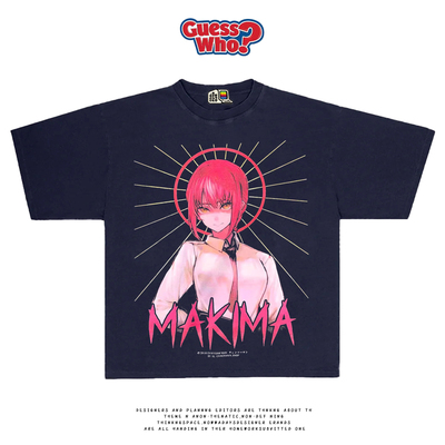 萬物All Nature 日式动漫玛奇玛 Makima印花街头百搭男女款短袖T